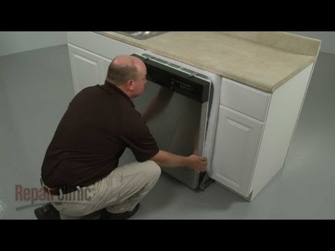 how to re-install a dishwasher