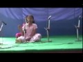 Sheetal performing during the Karnatic Music Kacherry held at Jalakandeswara Temple, Vellore on 31st January 2010.