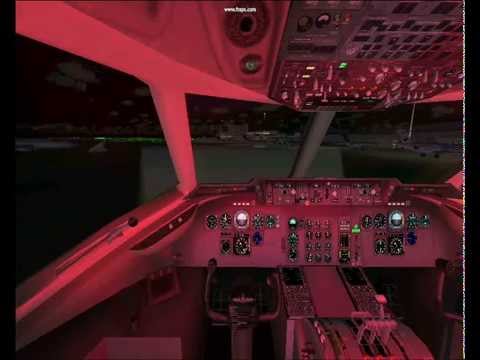 American Airlines Dc10 landing at Madrid Barajas