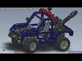 VIRTUAL LEGO TECHNIC MODEL VLTM 8435-1 PARTS LOCATION SECTION 1 OF 3
