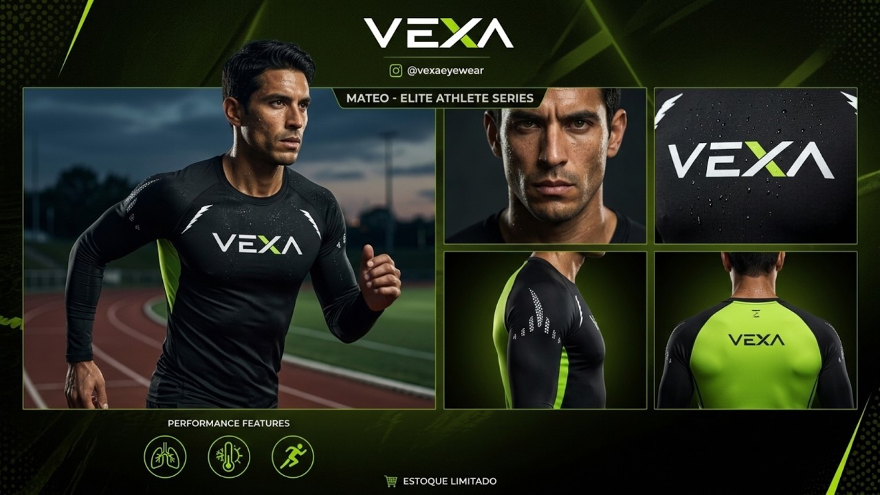VEXA - A SUA MELHOR PERFOMANCE EM QUALQUER ESPORTE!