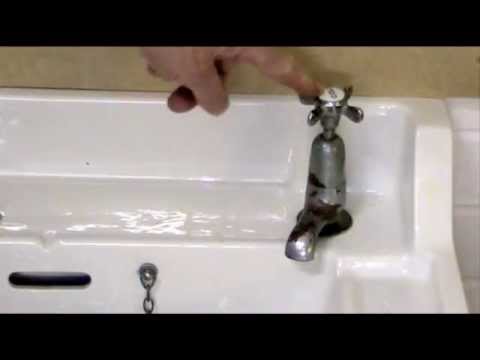 how to take off sink knobs