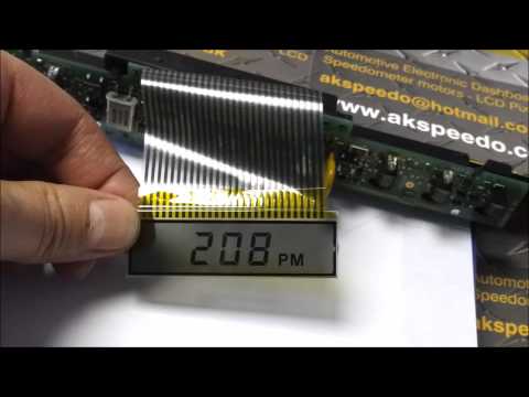 Jaguar XJ Clock LCD Pixel Repair