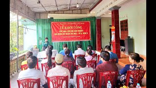 Khởi công xây nhà cho hộ cận nghèo tại khu 3, phường Vàng Danh