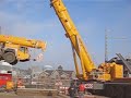 500t hebt 160t auf Ponton Teil 1 500t hebt 160t auf Ponton Teil 1