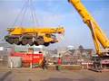 500t hebt 160t auf Ponton Teil 1