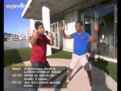 Nicholas Louw Performs Gummy Bears Theme Song on eXpresso