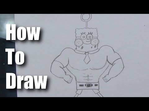 how to draw spongebob