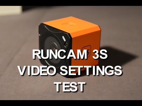 Runcam 3S - Testing video settings
