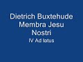 Membra Jesu Nostri IV Ad Latus D. Buxtehude