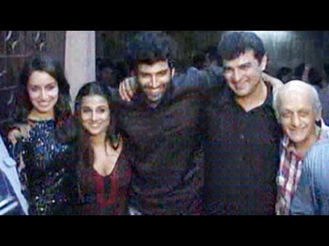 Aashiqui 2 special screening- Aditya Roy Kapur, Shraddha Kapoor & Vidya Balan