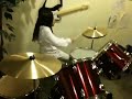 Venessa on the drums