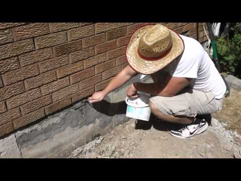 how to patch foundation holes