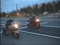 Suzuki GSX 1300R Hayabusa Turbo Vs Kawasaki ZX-12R arranque