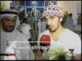 سمو الشيخ راشد عند افتتاح موقعه الرسمي