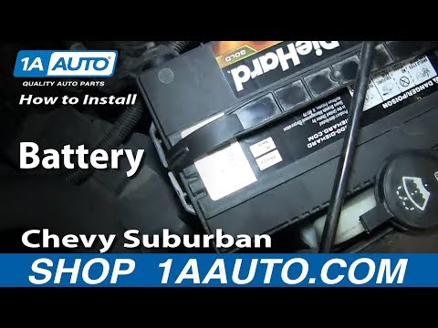 How To Install Replace Battery 2000-06 Chevy Suburban GMC Yukon XL