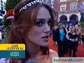 Atonement - Keira Knightley - London Tonight\