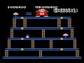 Donkey Kong (NES) Game B playthrough