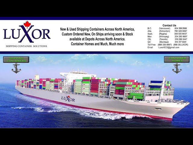 ; LUXOR SHIPPING CONTAINER SOLUTIONS  (NEW AND USED SEA CAN SALE in Other Business & Industrial in Peterborough