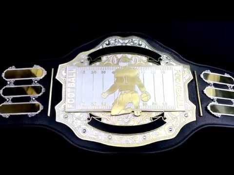 The Fantasy Football Belt MVP Custom Championship Title Award Trophy Ring