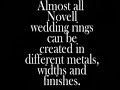 Gold wedding ring - MAX3000-7GCET - by Novell