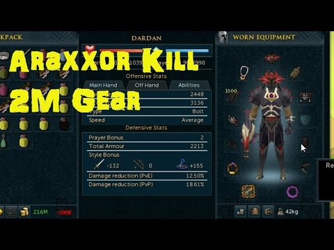 Killing Araxxor with 2M Gear