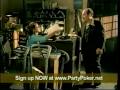 Very funny party poker ad, featuring a secretary with jiggly breasts.