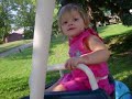 Sissy on the slide