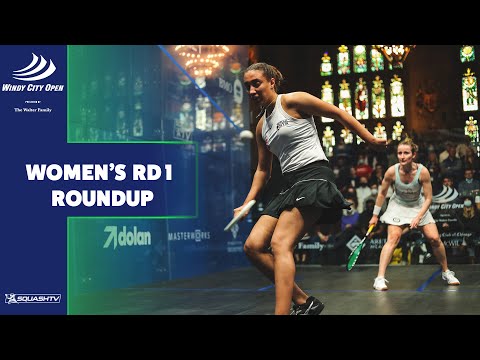 Windy City Open Squash 2022 - Women's Rd 1 Roundup
