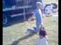 Henry Kibble dancing to romanian gypsy music