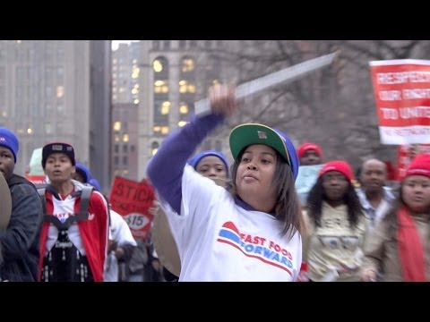 fast - Yesterday, Naomi Brockwell and I attended a demonstration demanding that fast-food restaurants boost their minimum wage to $15 per hour, or a little more tha...