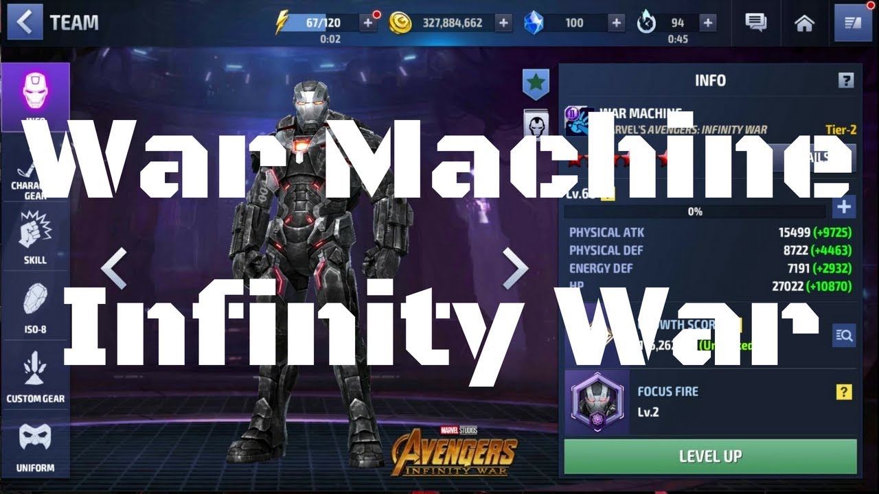 รีวิว War Machine ยู Infinity War