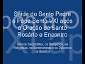 Chegada do Papa Bento XVI na Bas�lica de Aparecida