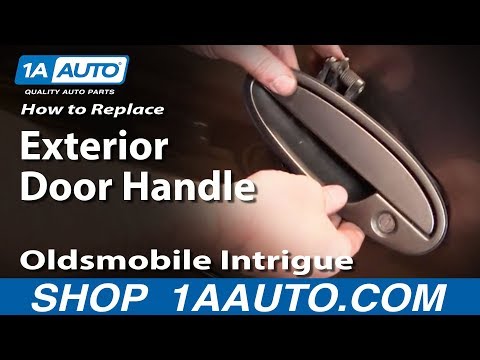 How To Install Repair Replace Broken Exterior Door Handle Olds Intrigue 98-02 1AAuto.com