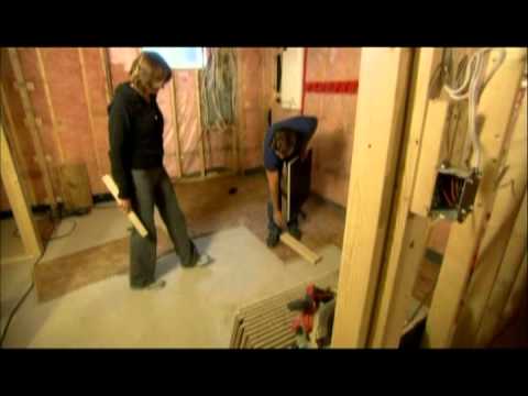 how to fasten dricore to concrete