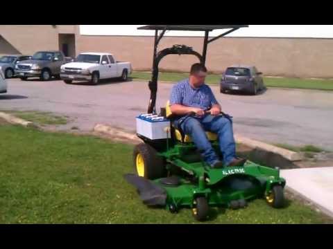 how to drive a zero turn lawn mower