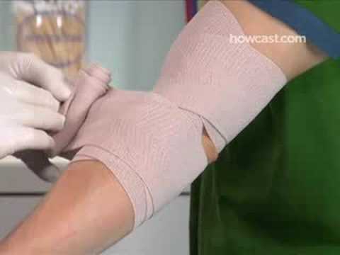 how to fasten an ace bandage
