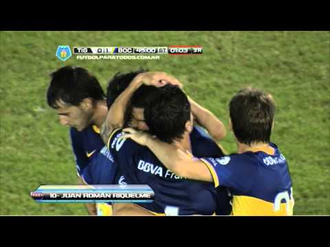 Gol de Riquelme. Tigre 0 - Boca 1. Fecha 15. Torneo Final 2014. FPT Gol de Riquelme. Tigre 0 - Boca 1. Fecha 15. Torneo Final 2014. FPT
