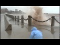 Big Waves at Spencer Smith Park, Burlington, Ontario, Canada.