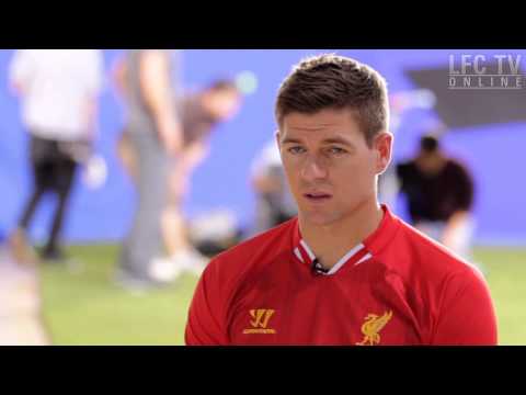 Behind the scenes with Steven Gerrard at Xbox One shoot