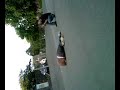james howitt on home made ramp, bailing.