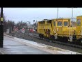 Plasser & Theurer Tampers with Road/Rail vehicle