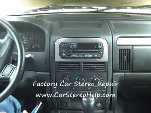 Jeep Grand Cherokee Car Radio Removal and Repair