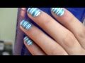 EXCLUSIVE Striped nail design- SUPER easy!!!!!