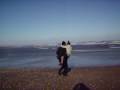 videos de Thea und Papa am Strand (Winter)