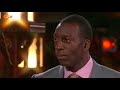 Michael Johnson being interviewed in beijing about doping on ZDF Television 2