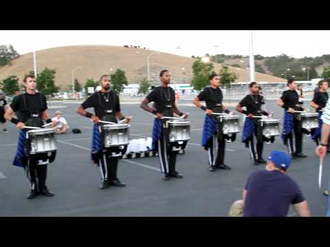 blue devils - Blue Devils Drumline 2012 in the lot at Mt. Sac on June 30, 2012.