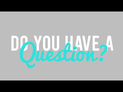 Upcoming Q & A vid