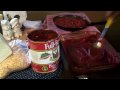 cooking lasagna
