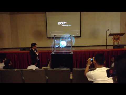 Hologram 3D Solar System using Leap Motion Controller